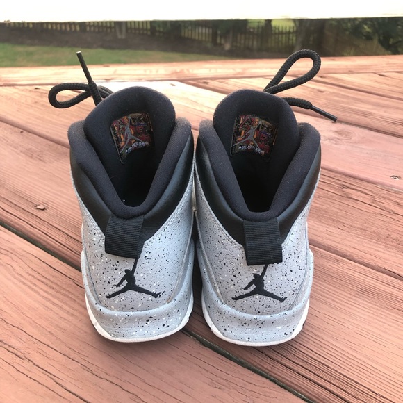 Nike Air Jordan 10 Cement Retro Smoke Grey Size 4 - Picture 5 of 8